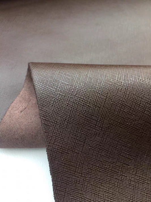Preorder Prototype Saffiano Leather Clutch Bag Brown
