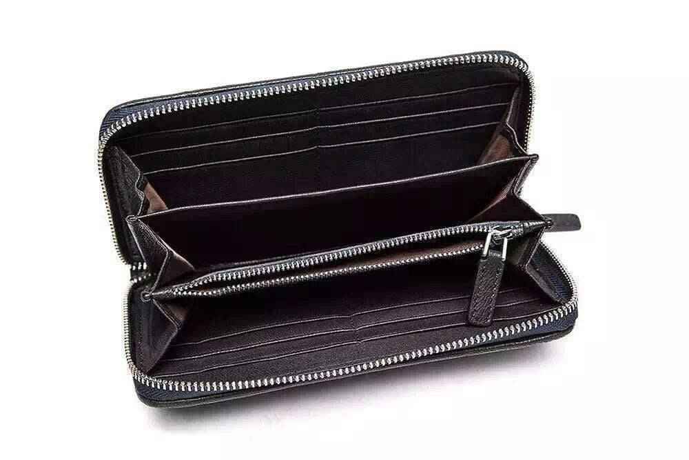 GenuinePearl Stingray Leather Woven Large Zip Around Wallet For Women