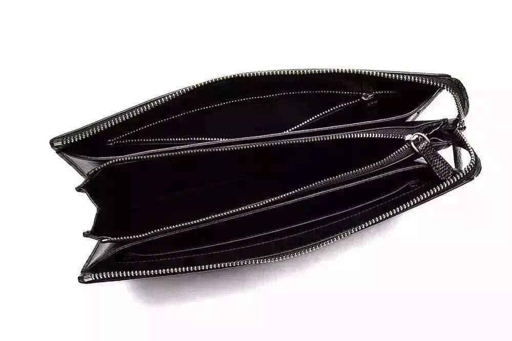Men's Genuine Lizard Skin Leather Clutch Bag