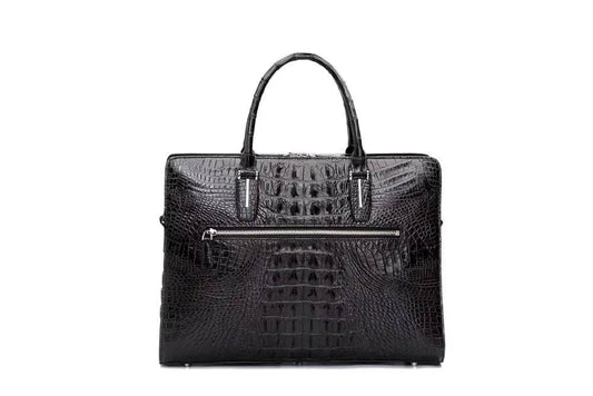 Mens Crocodile Leather Briefcase