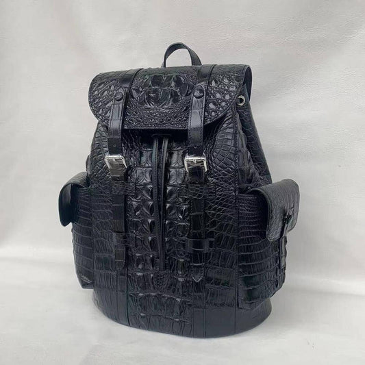 Prorder Genuine Crocodile Leather Backpack Small