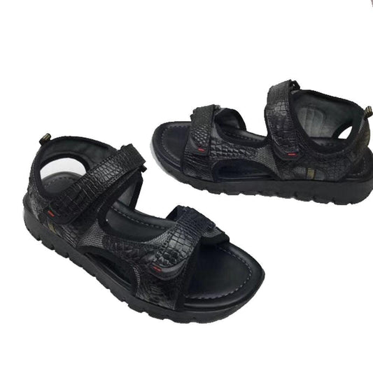 Crocodile Shoes Genuine Crocodile Bone Leather Sports Sandals Summer