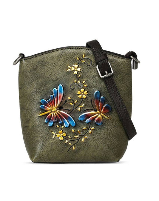 Rossie Viren Women's Leather Small Cross Body Bags For Women Mini Iphone Purse