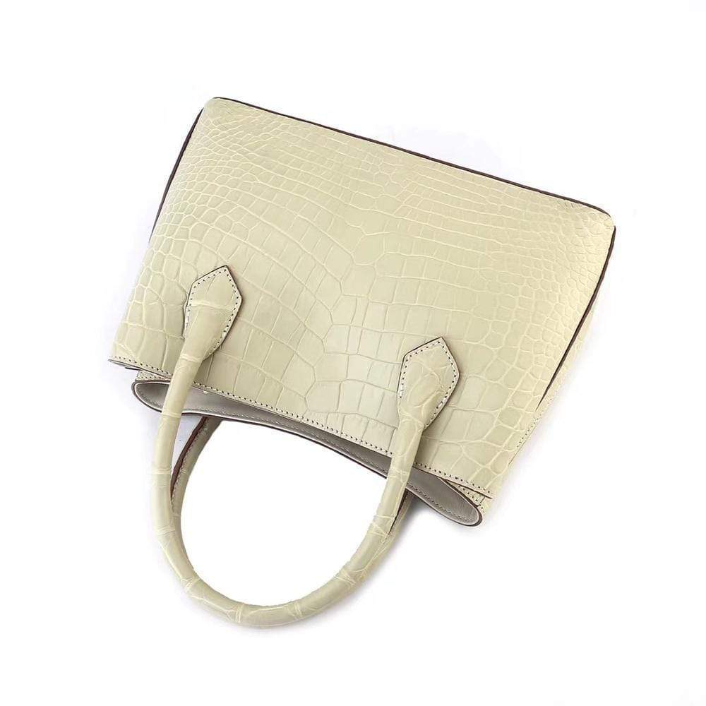 Women's Mini Top Handle Tote Bags Cream