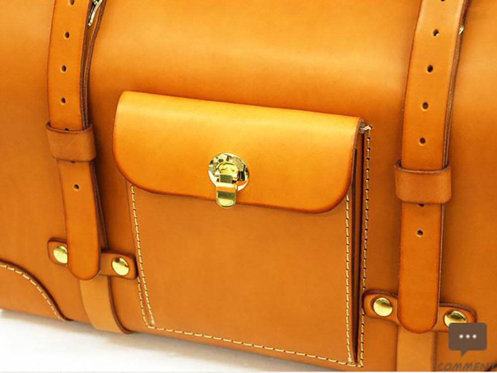 Rossie Viren crocodile leather large top handle satchel handbag with structured design and elegant top handle in natural leather finish.