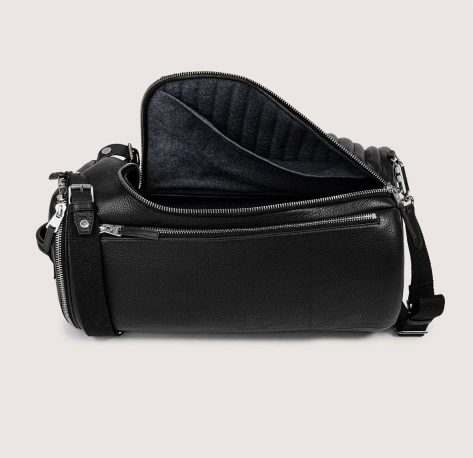 Preorder Unisex Crocodile Leather Barrel Bag