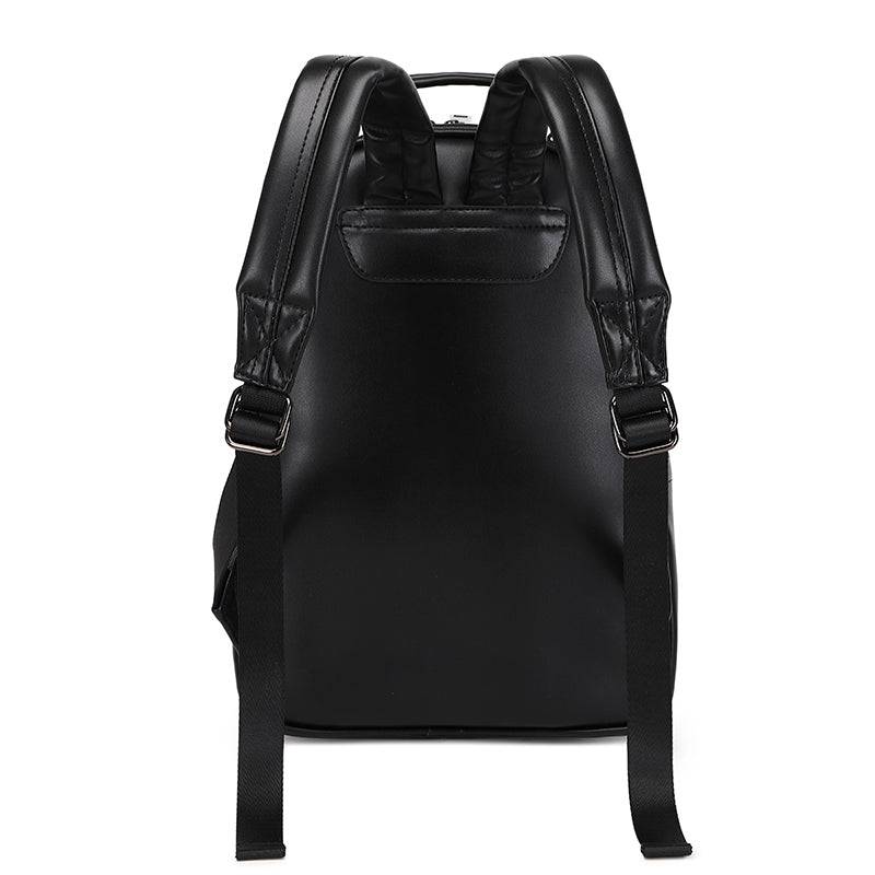 Rossie Viren 3D Skull Backpack with studded details and hair design, a stylish messenger bag featuring a bold skull motif.