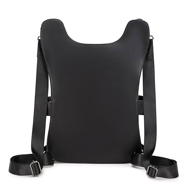 Rossie Viren 3D skull unisex backpack with chain handle, leisure backpack featuring a bold skull design and spacious interior.