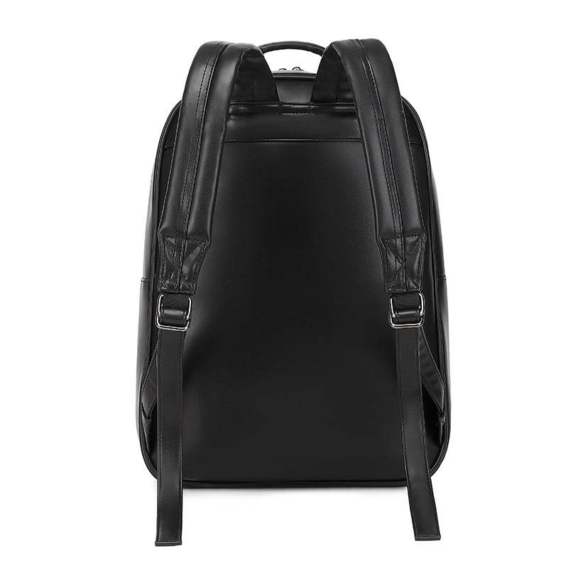 Rossie Viren unisex 3D skull backpack featuring a smiling skull design, studded accents, and large capacity for laptops.