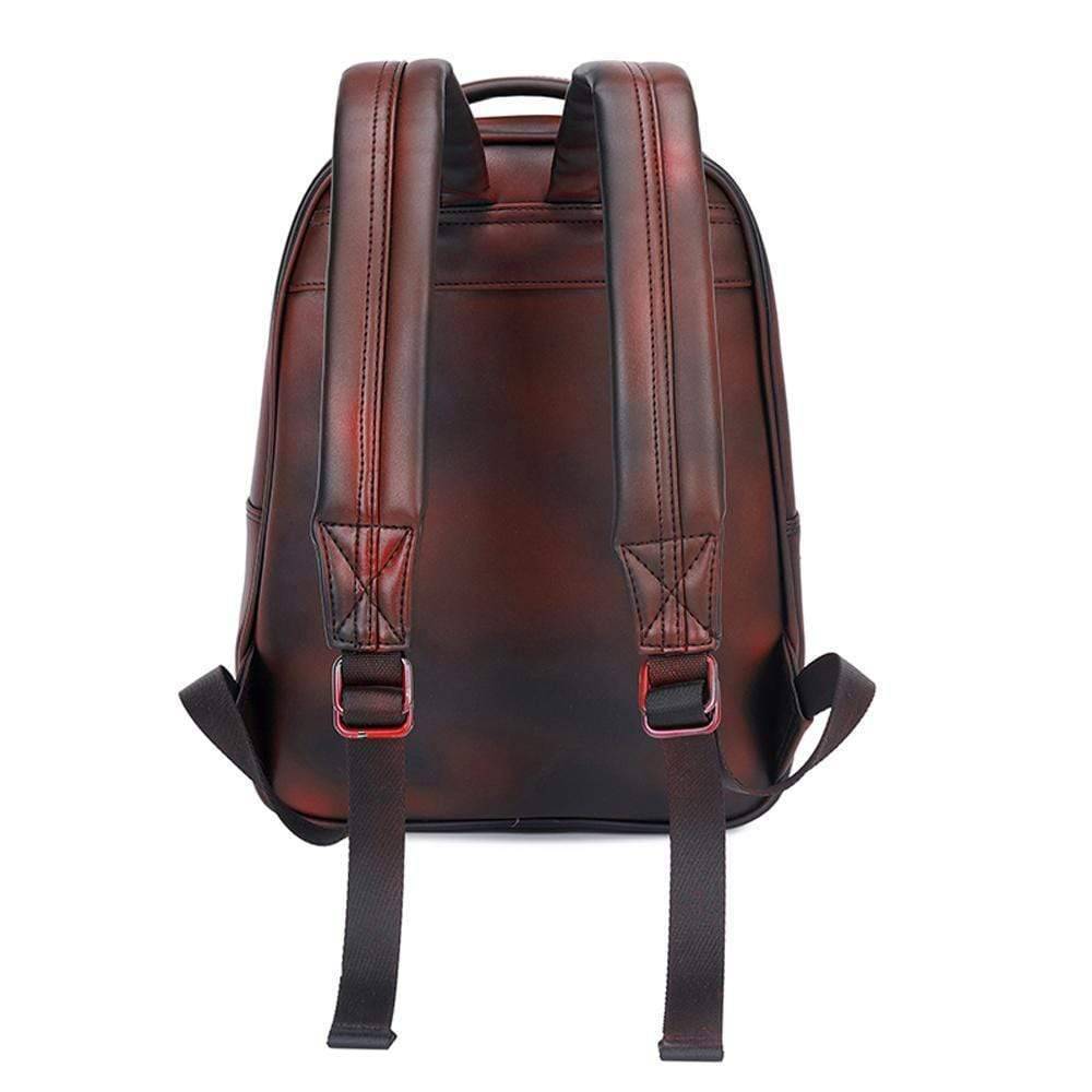 Rossie Viren 3D Chinese Double Flying Dragon Backpack showing detailed dragon design, waterproof material, and 14-inch size for computers.