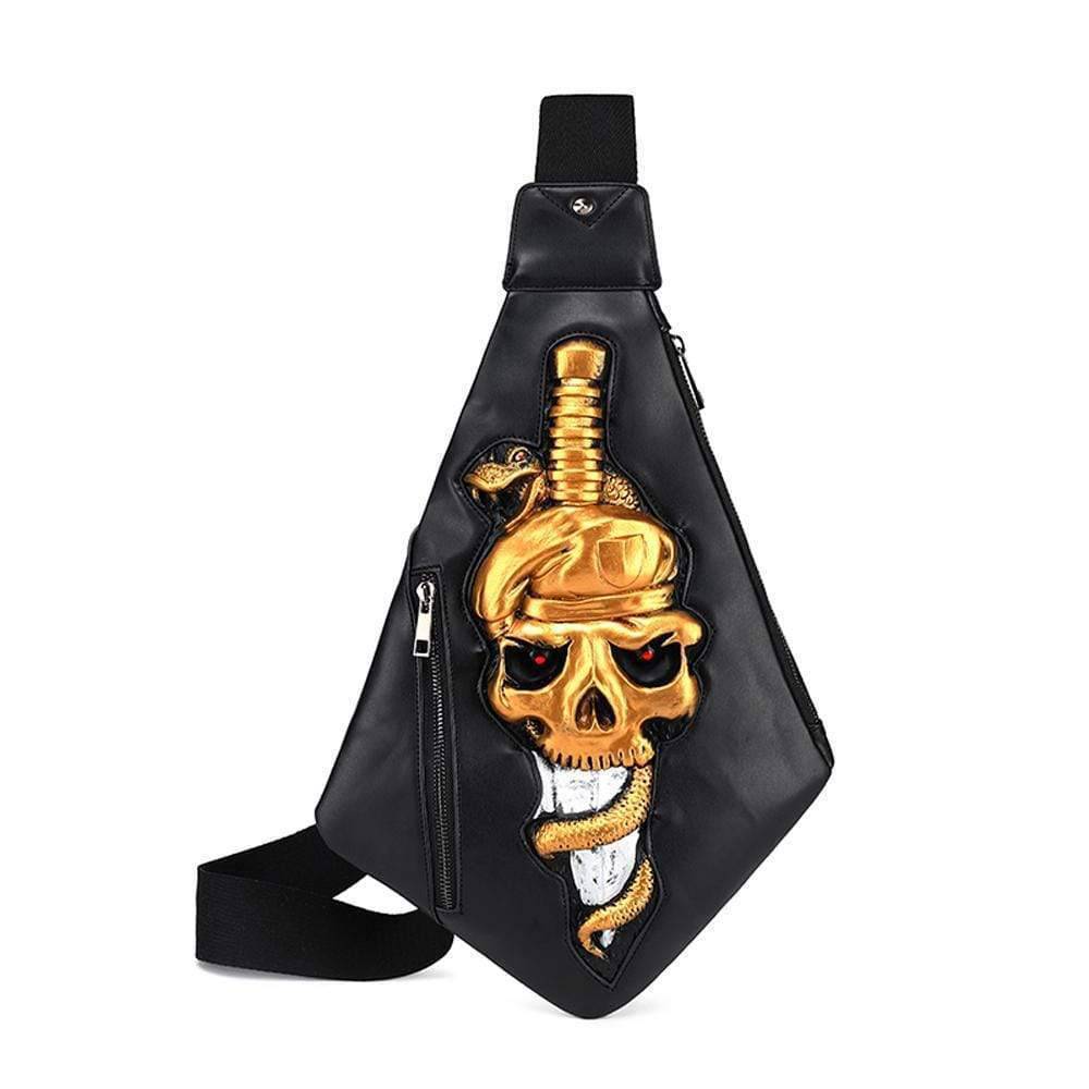 Rossie Viren 3D animal elf waterproof backpack with chest sling design, fashionable crossbody bag for everyday use.