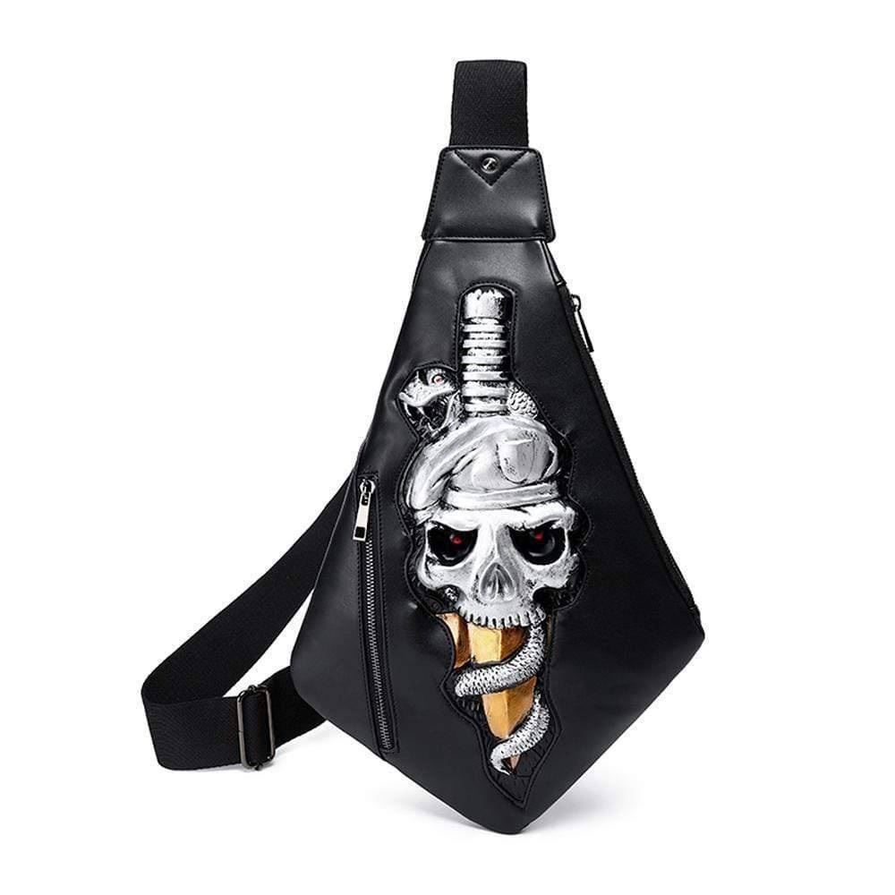 Rossie Viren 3D animal elf waterproof backpack with chest sling design, featuring colorful, playful cartoon character for kids and teens.