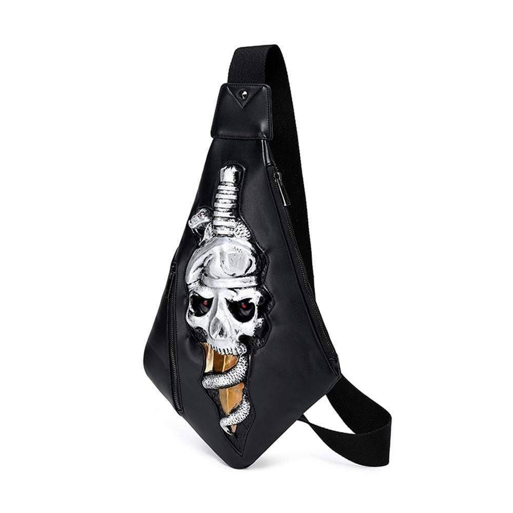 Rossie Viren 3D animal elf backpack, waterproof chest sling messenger bag with crossbody strap, stylish and functional for everyday use.
