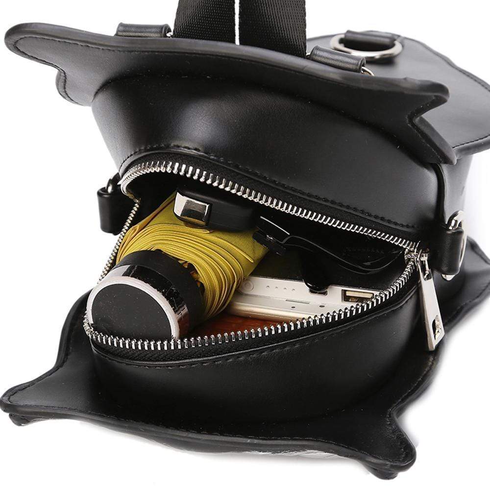 3D owl-shaped waterproof backpack by Rossie Viren featuring chest and crossbody strap, ideal for school or travel.