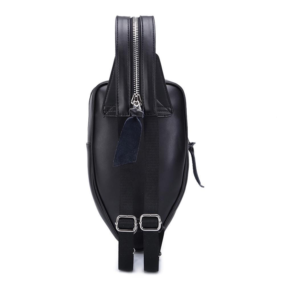 Rossie Viren 3D Owl mini waterproof backpack for girls, with chest and shoulder straps, featuring colorful owl design and compact size.