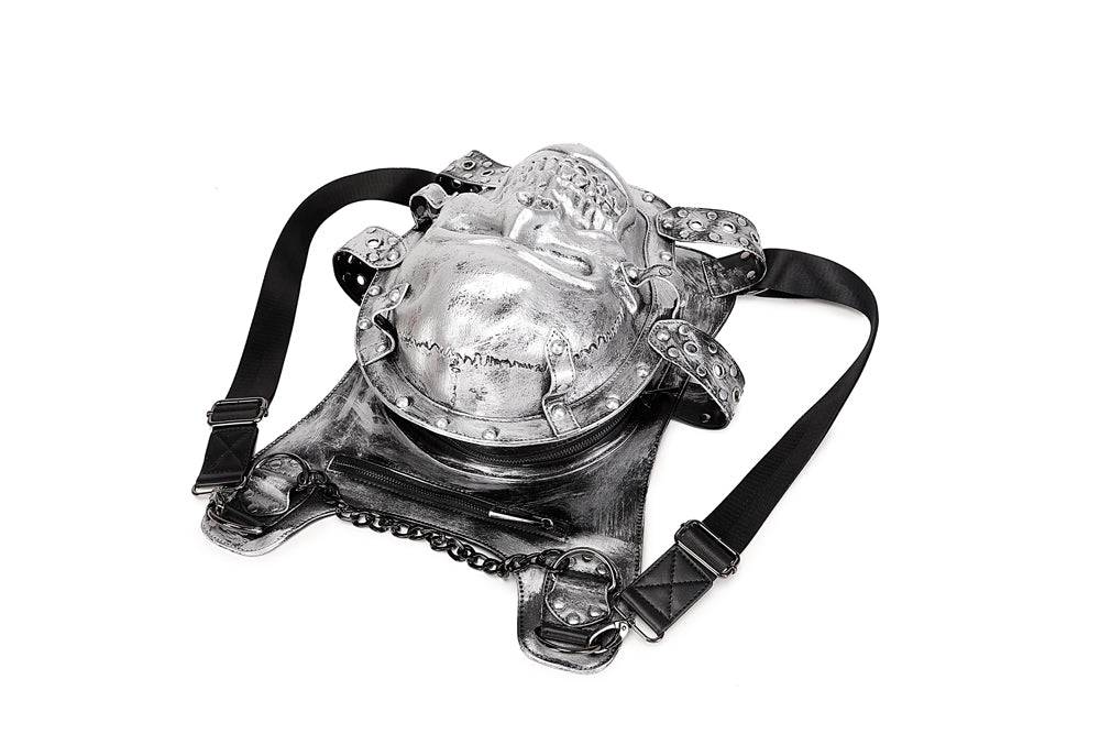 Rossie Viren 3D Skull Backpack for women featuring a smiling skull design, stylish and functional everyday bag.