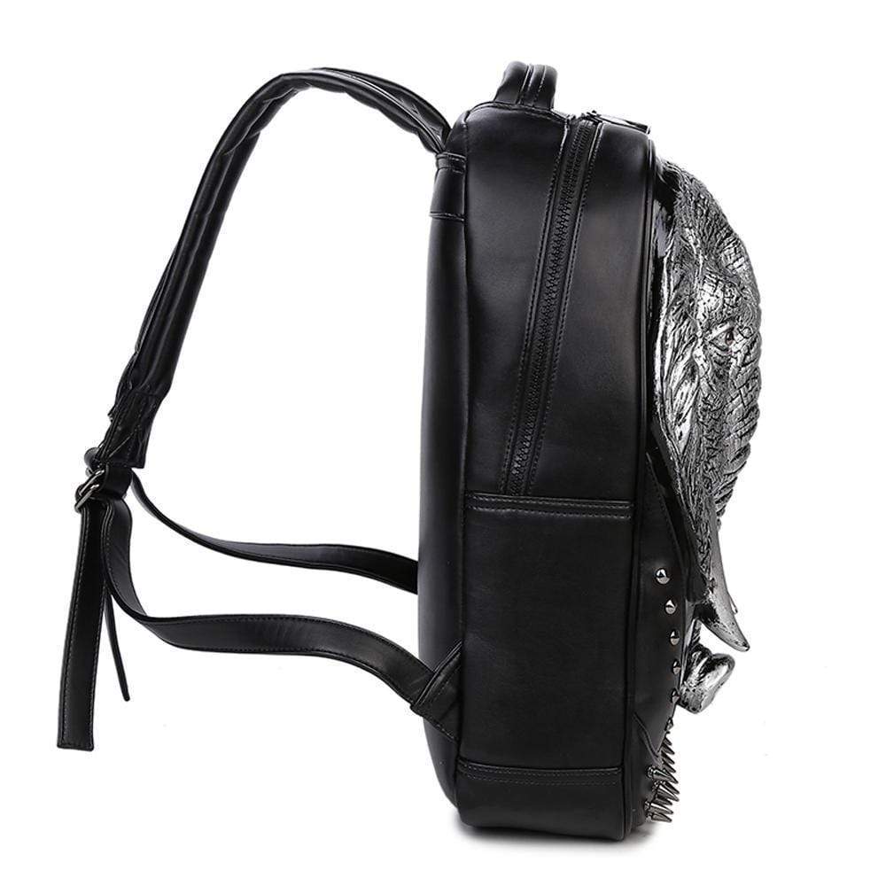 Rossie Viren 3D elephant backpack with studded design, perfect for laptops and everyday use. Stylish and spacious.