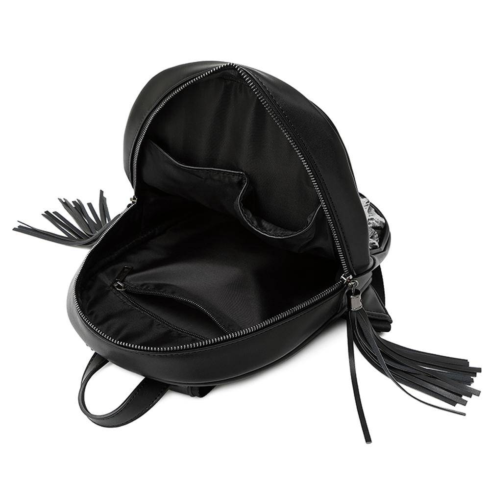 Rossie Viren 3D Skull Owl small backpack featuring a detailed skull and owl design, perfect for casual or gothic style.