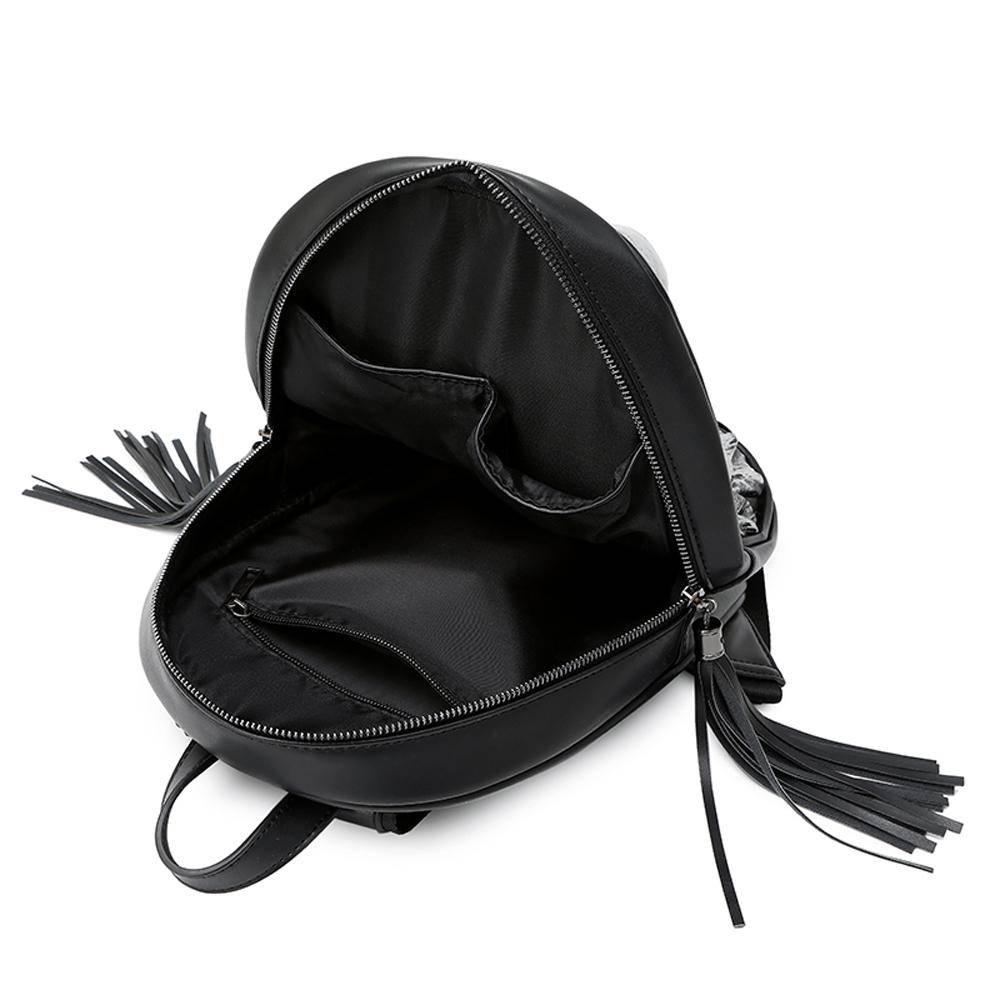 Rossie Viren 3D Skull Backpack with built-in speaker, small size, featuring a detailed skull design and adjustable straps.