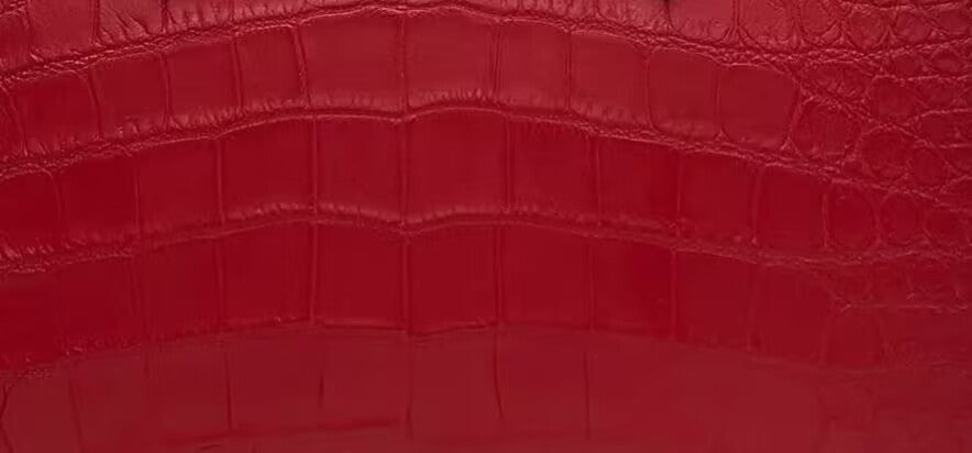 Preorder Genuine Crocodile Leather Cigar Case 2pcs/set Red
