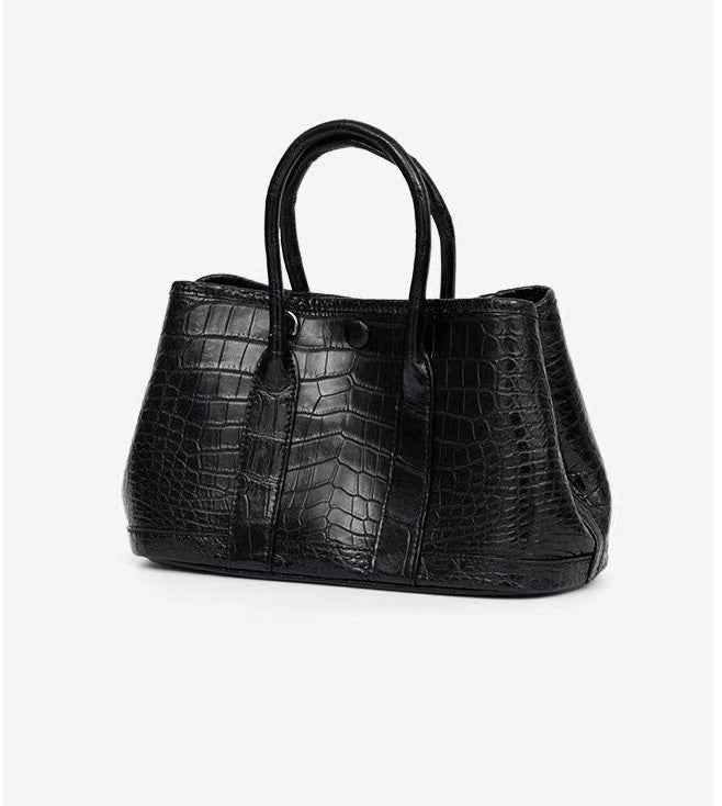 Womens Genuine Crocodile  Skin Leather Cross Body Handle  Bag Mini Bag