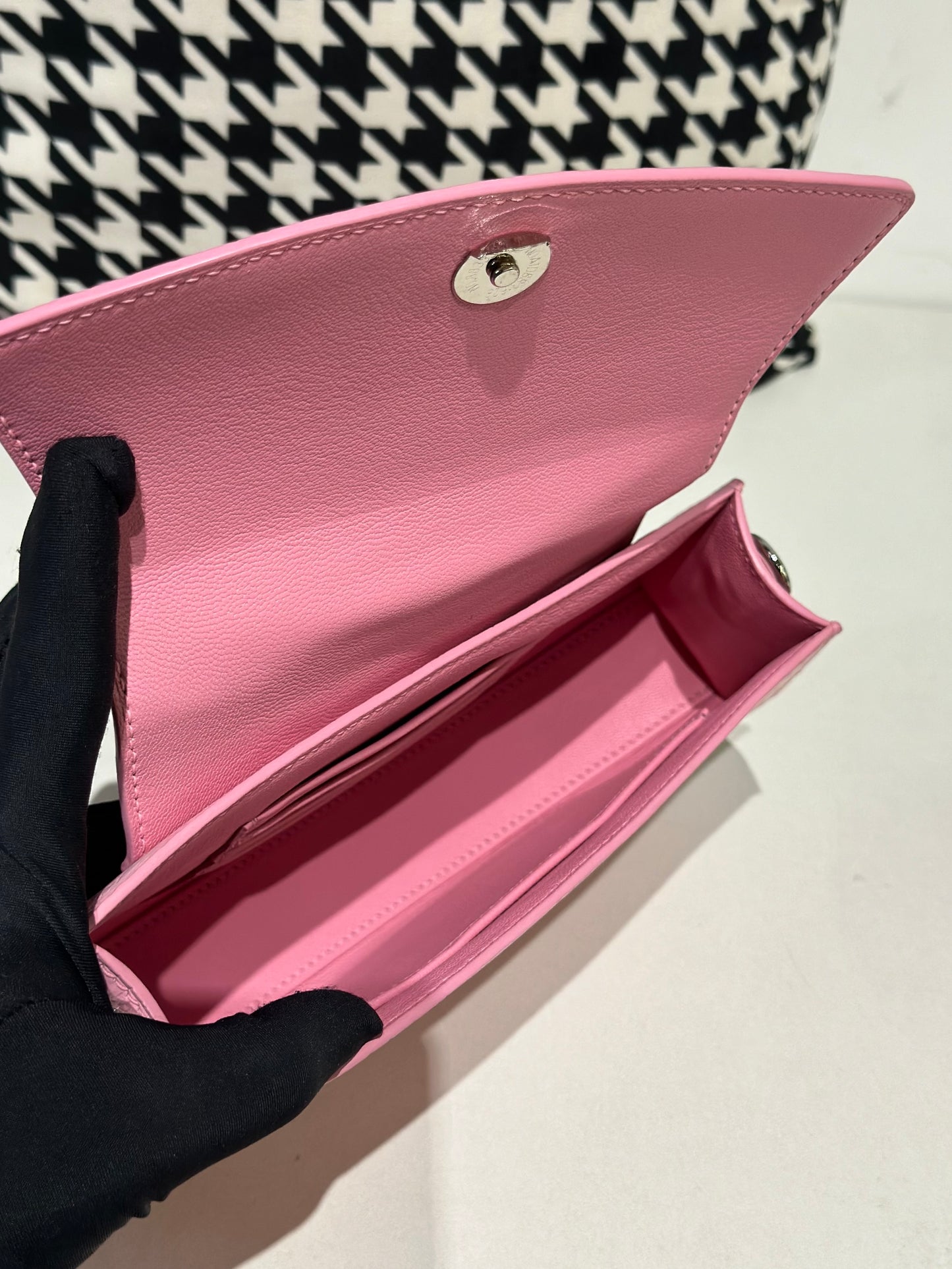Crocodile Leather Shoulder Messenger Bags Pink