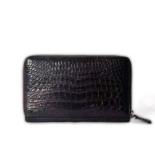 Crocodile Belly Skin Credit Card Holders & Wallets for Modern Money Storing