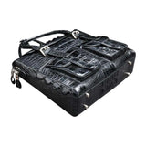 Crocodile Briefcase Shoulder Cross-body  Business Bag for Men  |  Rossieviren
