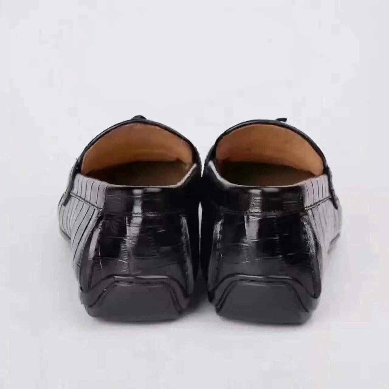 Crocodile Shoes Crocodile Loafer Slip-On Shoes