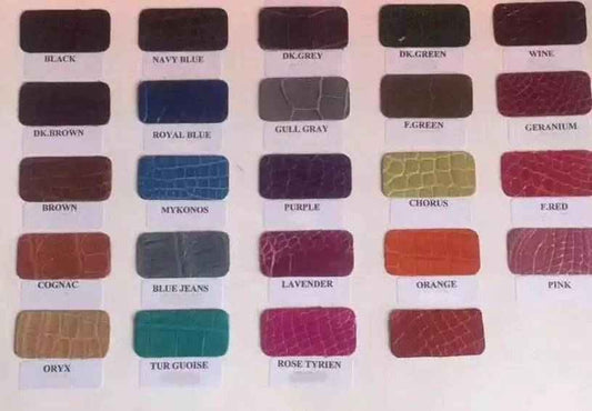 Crocodile Skin Leather Colorway