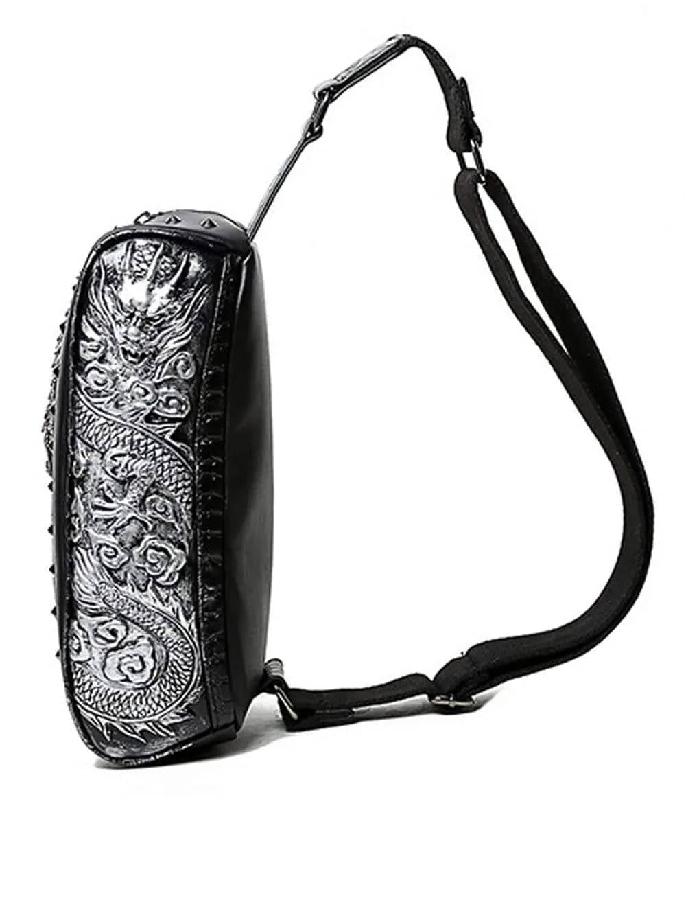 Fashion 3D Punk Rivets  Backpack  Travelling Rucksack  Computer Bag Without  Hat