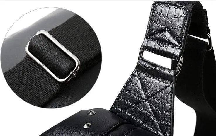 Fashion 3D Punk Rivets  Backpack  Travelling Rucksack  Computer Bag Without  Hat