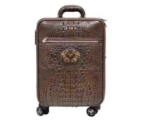Genuine Crocodile  Luxury Luggage / Roller Bag