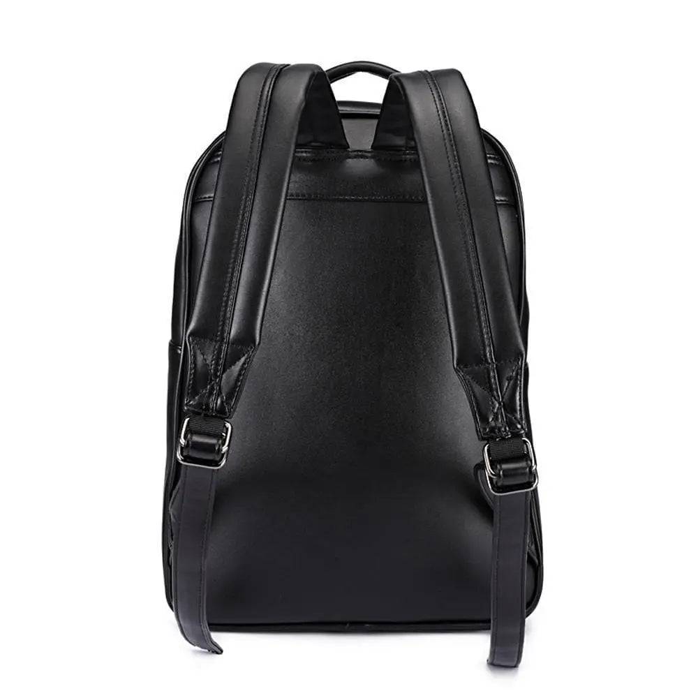 Rossie Viren 3D skull ghost punk backpack with rivets, carrying straps, and multiple compartments for travel and computer storage.