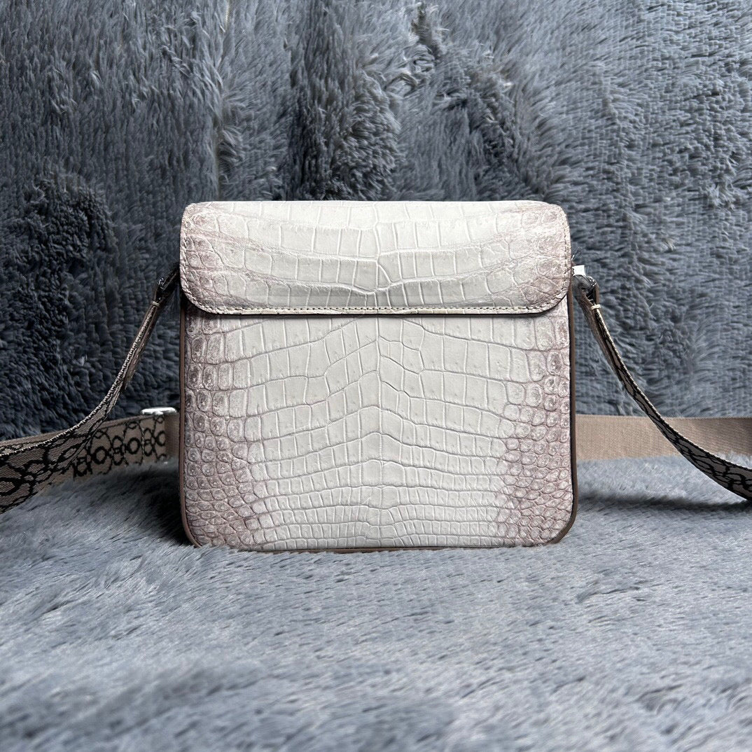 Men's Himalaya White Cross Body Shoulder Bag