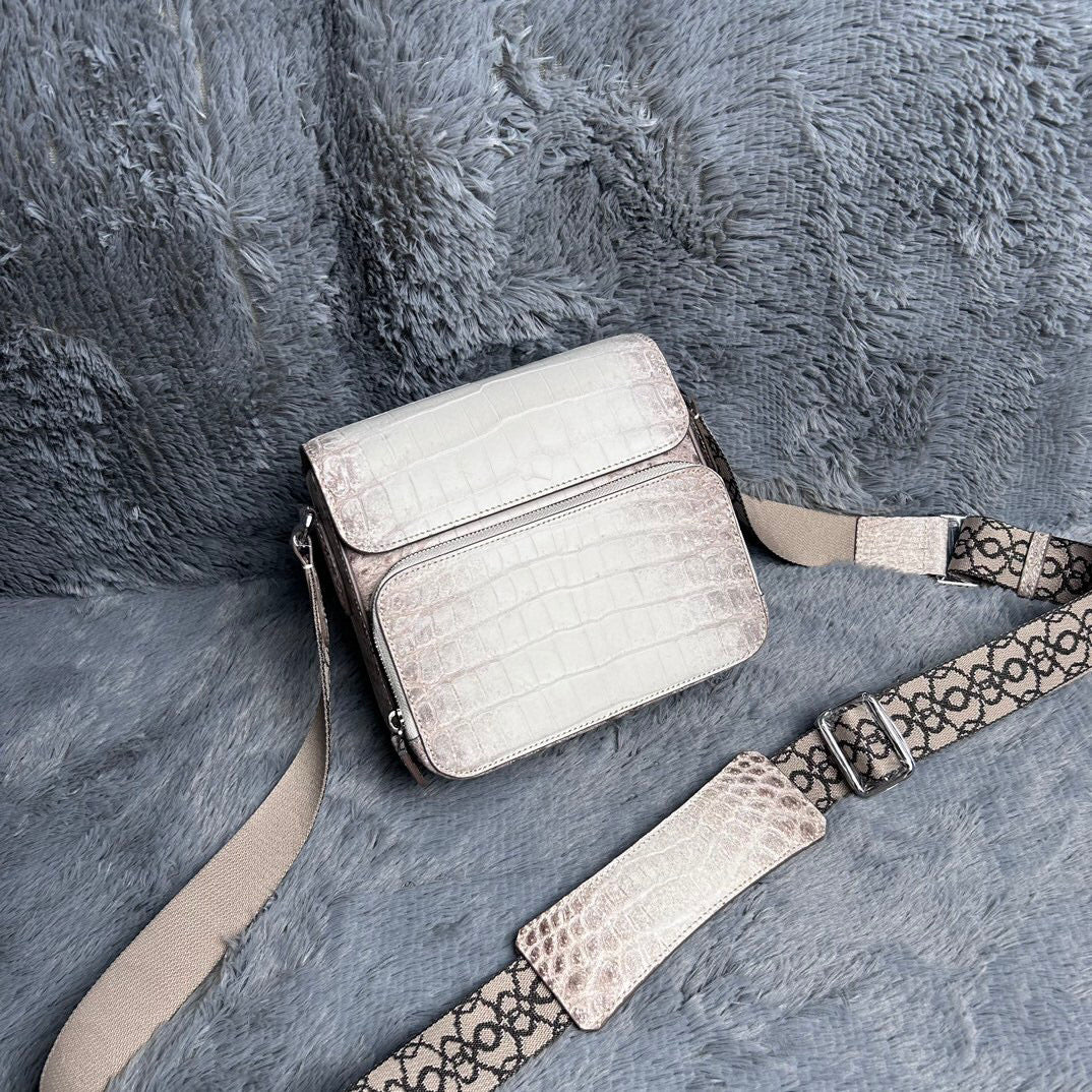 Men's Himalaya White Cross Body Shoulder Bag