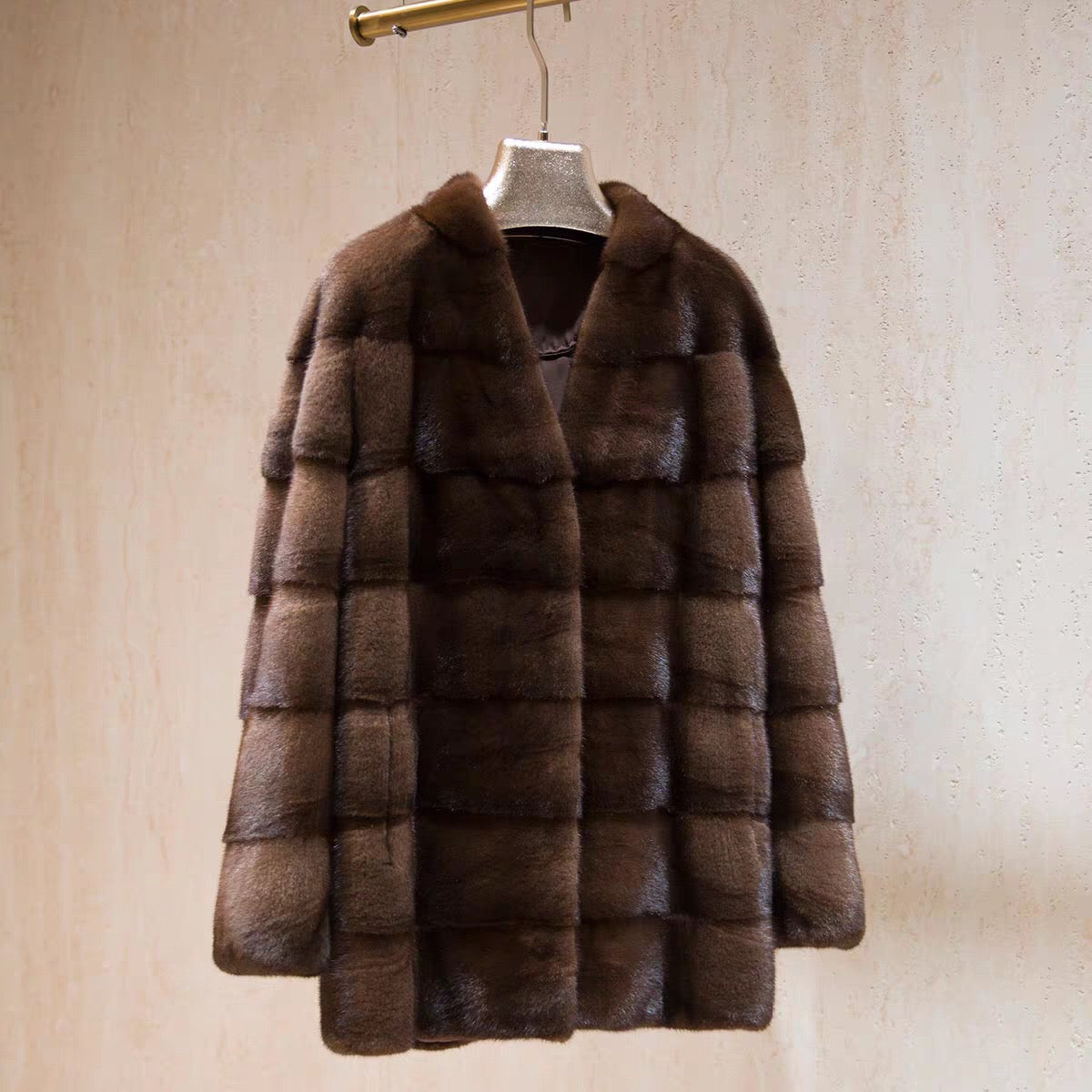 Women's Real Mink Fur Coat