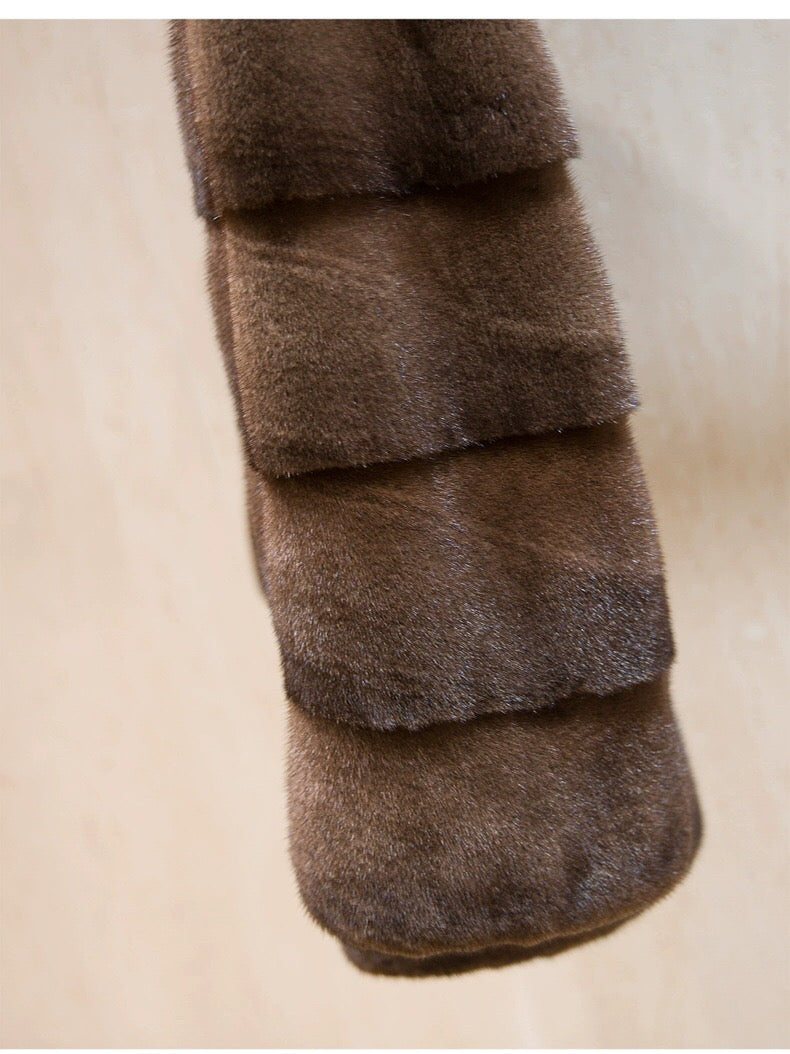 Women's Real Mink Fur Coat