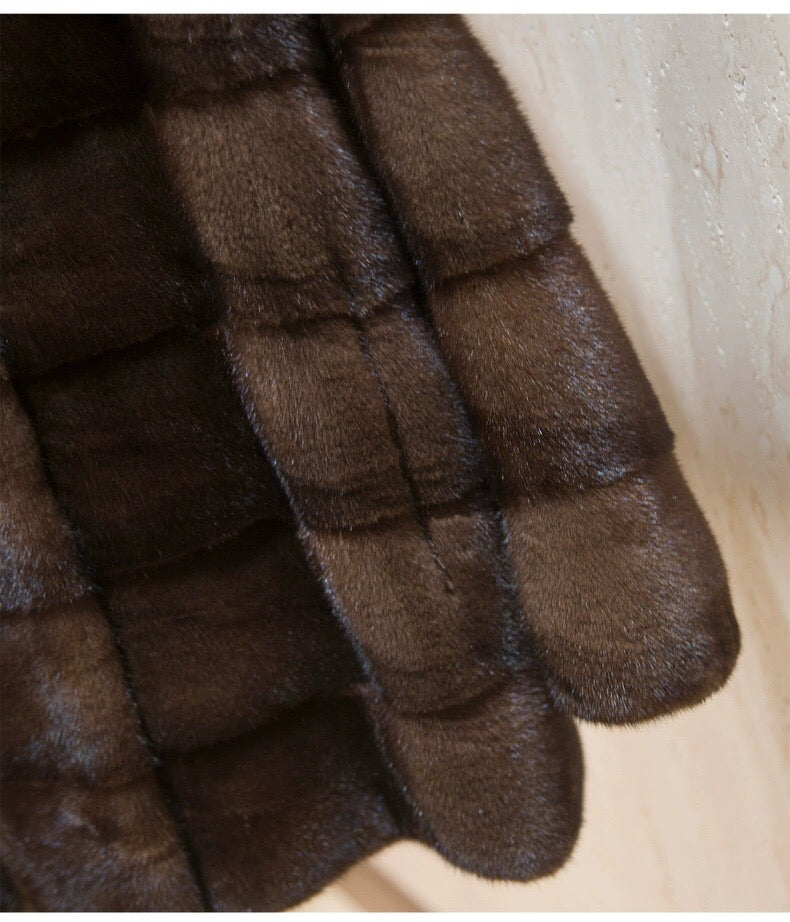 Women's Real Mink Fur Coat
