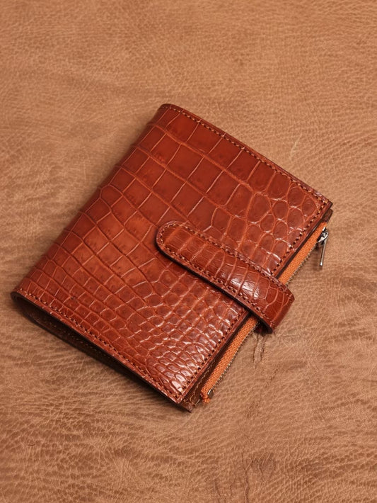 Genuine Crocodile Leather Binder Notebook
