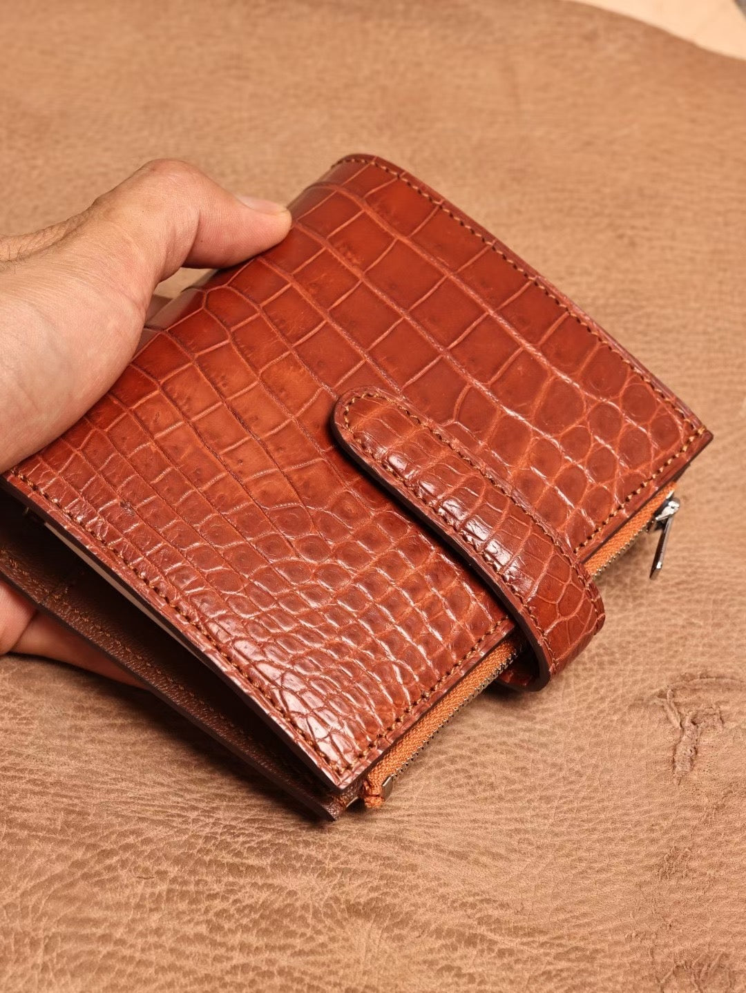 Genuine Crocodile Leather Binder Notebook
