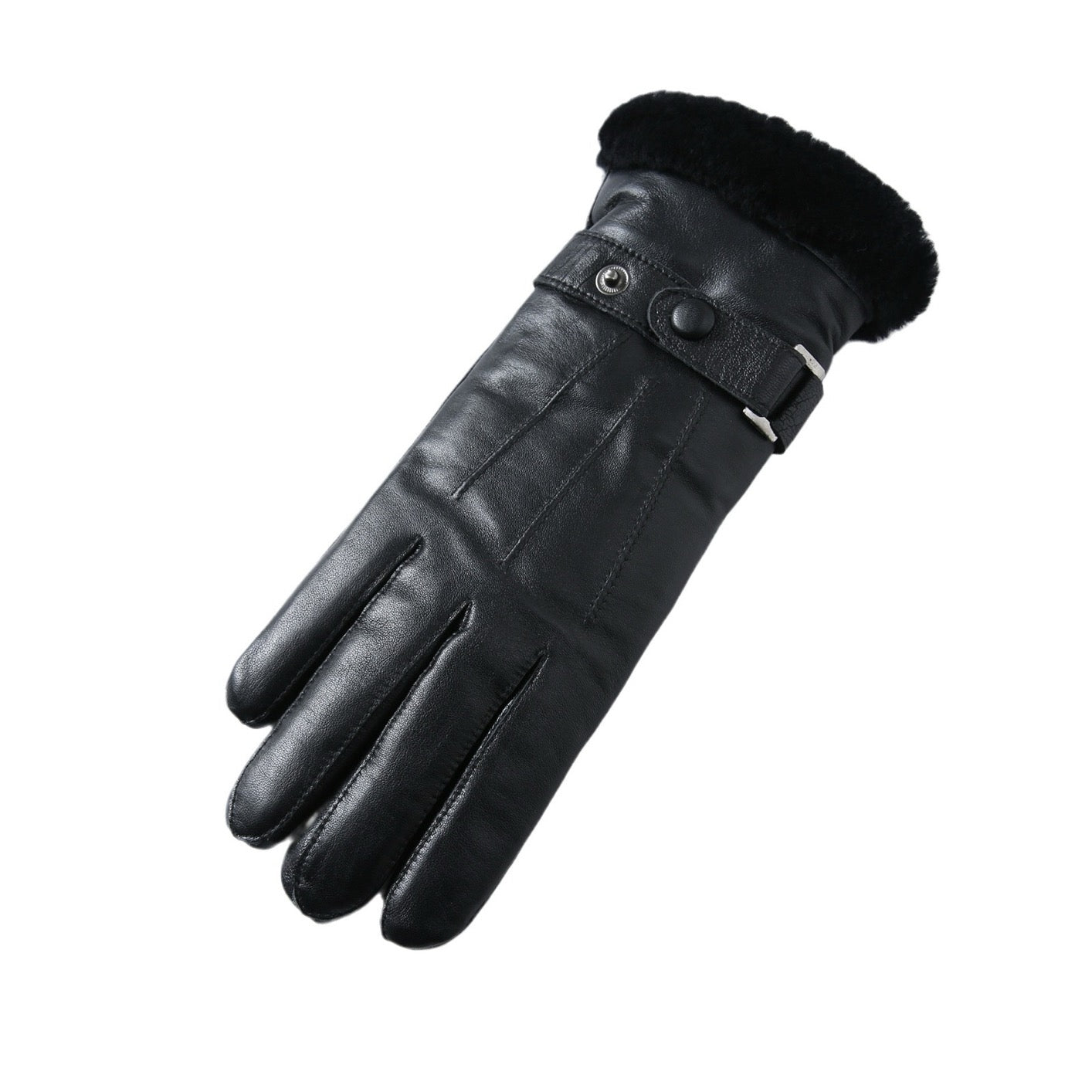 Rossie Viren unisex winter gloves with thermal fleece lining, touchscreen fingertips, ideal for driving, cycling, and skiing.
