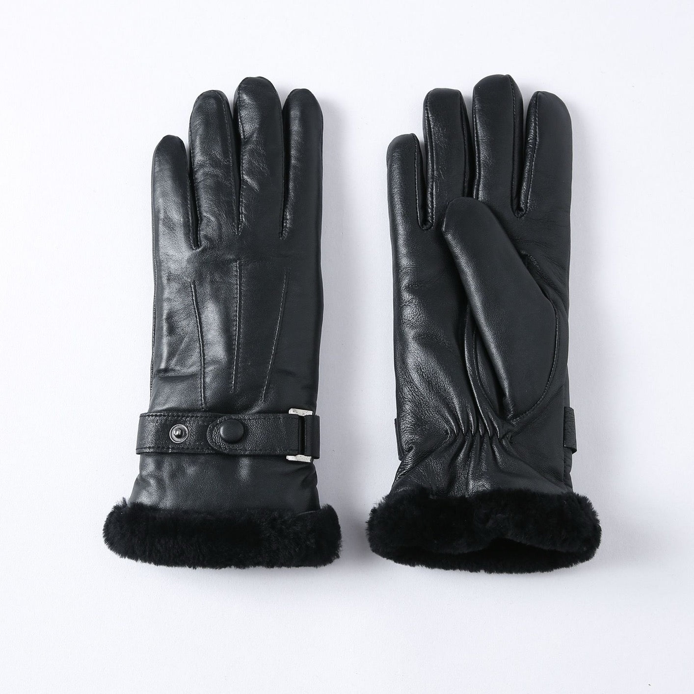Unisex winter warm gloves with thermal fleece lining, touchscreen fingertips, soft texture, ideal for driving, cycling, and skiing.