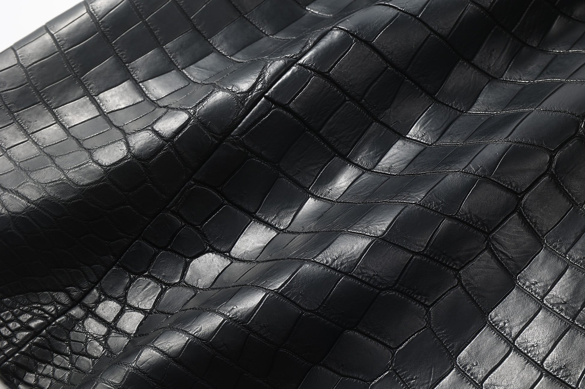 Men's crocodile leather blazer jacket by Rossie Viren, featuring a sleek design with textured crocodile pattern and tailored fit.