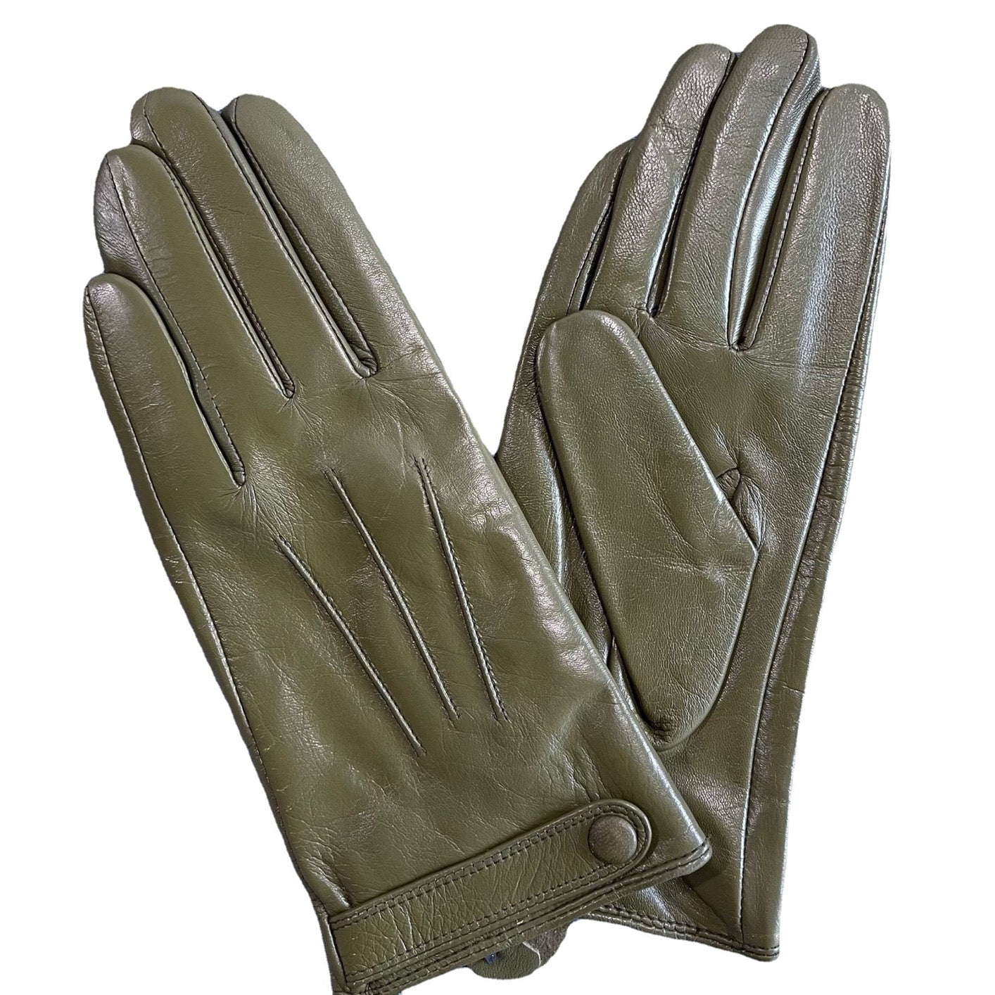Rossie Viren women's lined touchscreen gloves with soft lining, motorcycle-style cuffs, ideal for driving and texting in cold weather