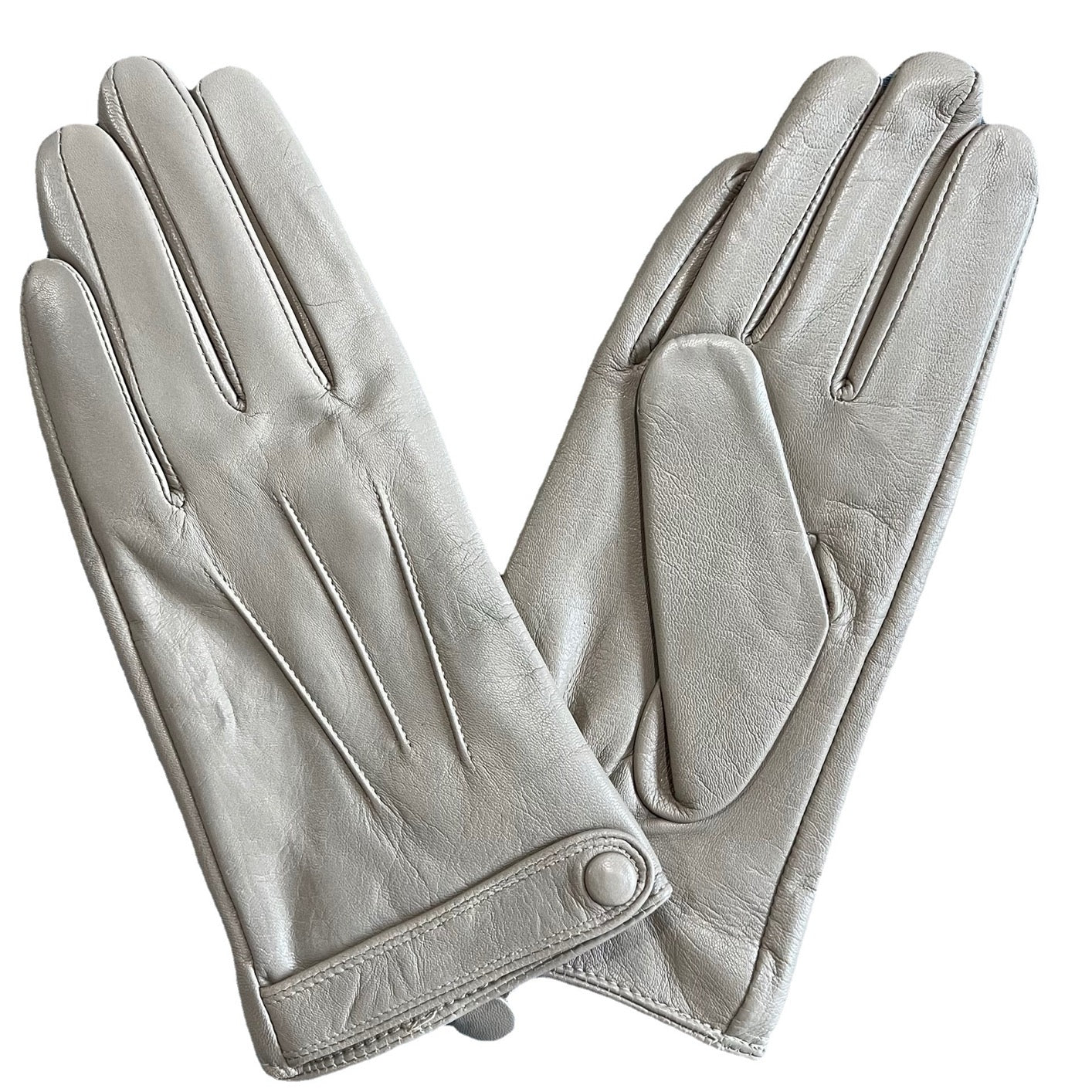 Rossie Viren women's lined touchscreen gloves with snap cuff, soft driving and motorcycle-style mitten gloves for cold weather.