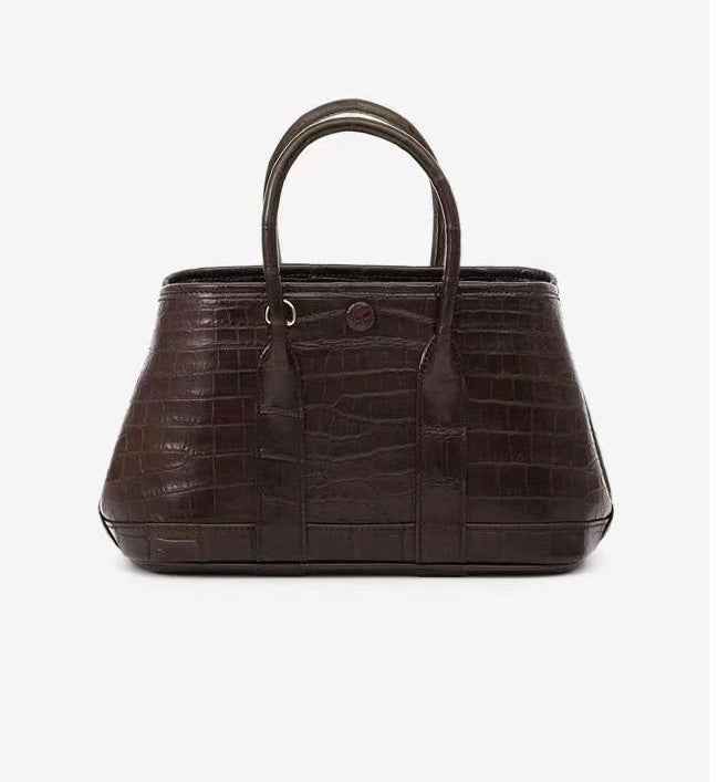 Womens Genuine Crocodile  Skin Leather Cross Body Handle  Bag Mini Bag