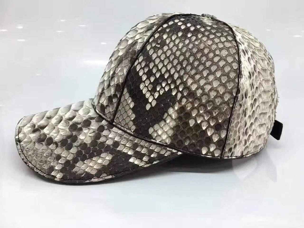 Rossie Viren Python baseball cap with embroidered snake design, adjustable strap, and curved brim for casual outdoor wear.