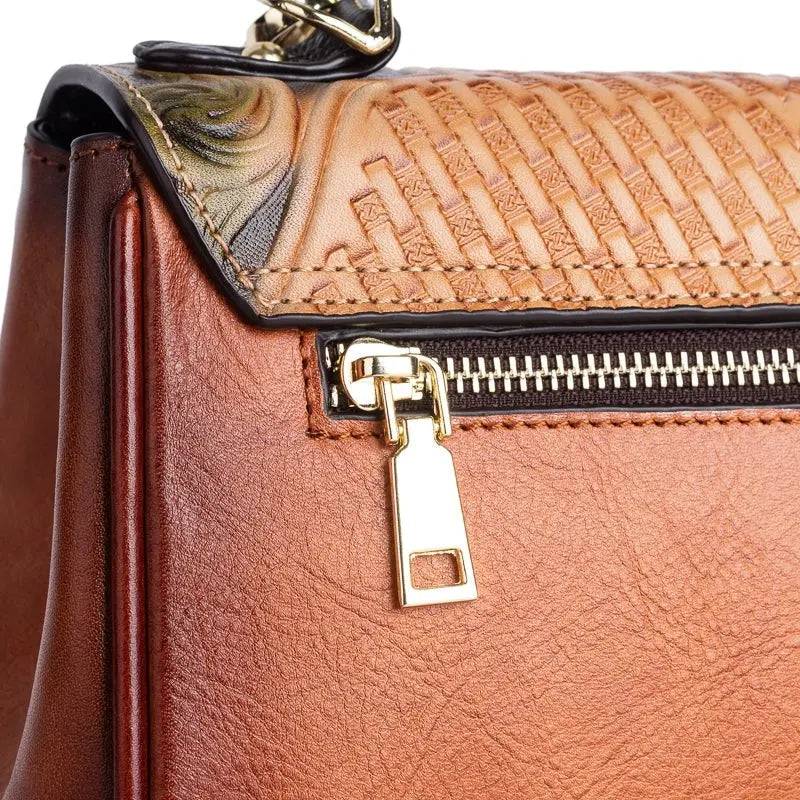 Rossie Viren Women's Mini Leather Top Handle Satchel