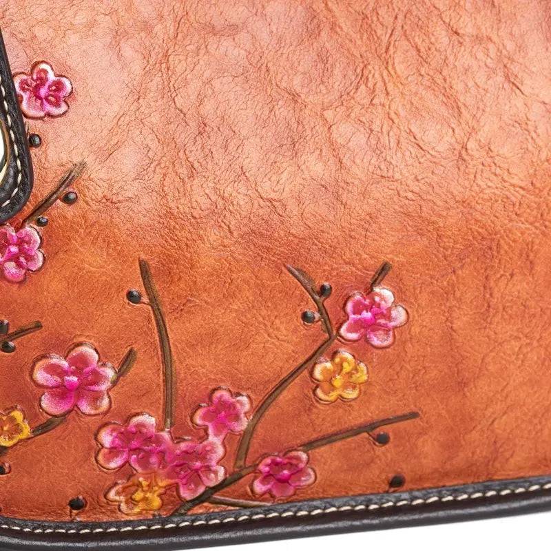 Rossie Viren Women's Vintage Leather Hobo Underarm Shoulder Bag